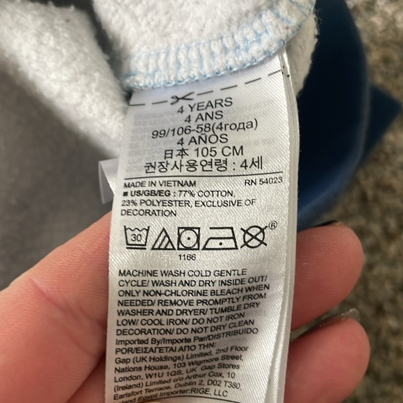 Boys gap sweatshirt 4T - Picture 4 of 5